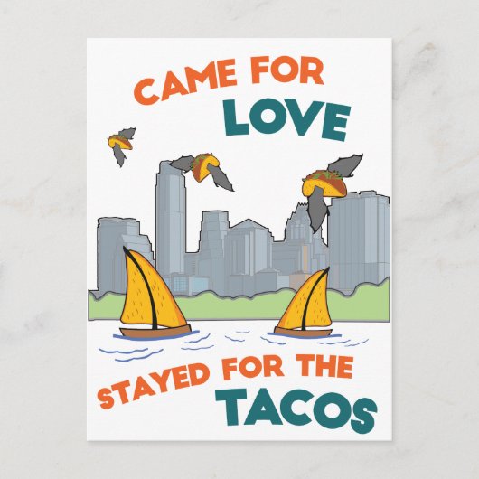 ATX: Kame for Love/Stayed for the Tacos Briefkaart (Voorkant)