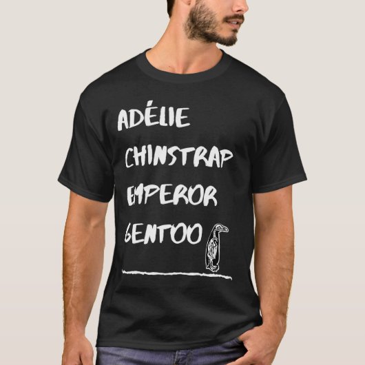 Atypical Autism Penguin Mantra T-shirt (Voorkant)