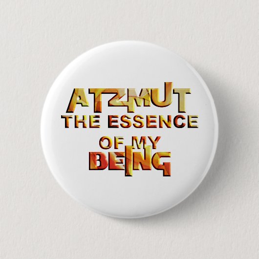 Atzmut Ronde Button 5,7 Cm (Voorkant)