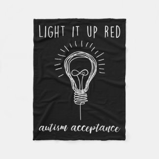 Au Acceouderdocentengroepnce T-shirt licht op rood Fleece Deken