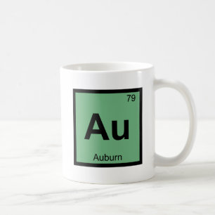 Au - Auburn Maine Scheikunde Periodiek Systeem Sym Koffiemok