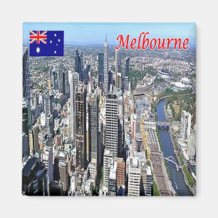 AU - Australië - Melbourne - City - River Yarra Magneet