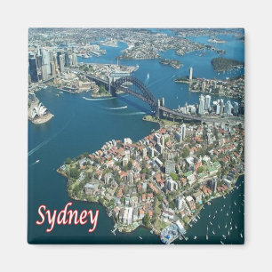 AU - Australië - Sydney - Harbour Bridge vanaf de Magneet