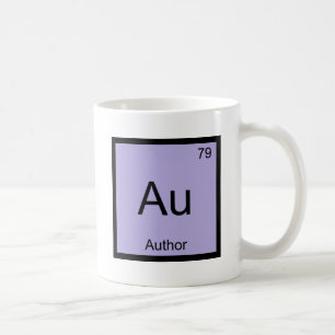 Au - Author Chemistry Element Symbol T-Shirt Koffiemok