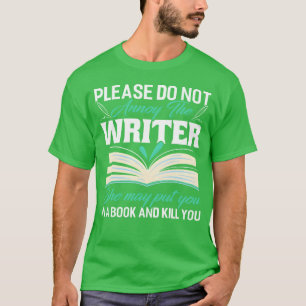 Au Boek Schrijver Literatuur Boekenwurm Schrijven T-shirt