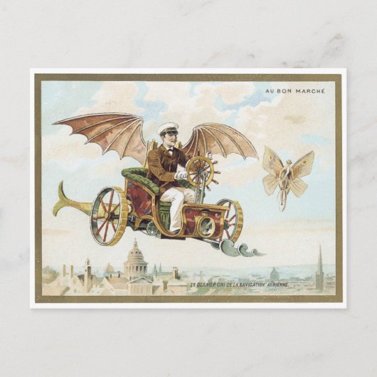 Au Bon Marche' 1900 Palais Victoriaans Briefkaart (Voorkant)