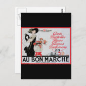 Au Bon Marche Briefkaart (Voorkant / Achterkant)