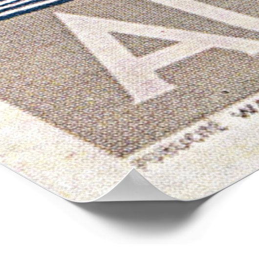 Au Bon Marche -  Mode Art Deco Poster (Hoek)