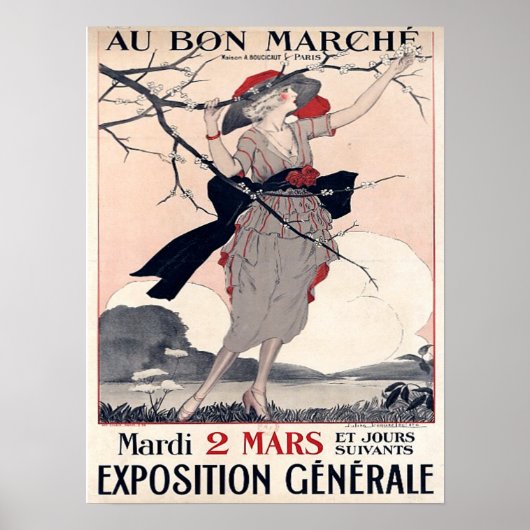 Au Bon Marche Poster (Voorkant)