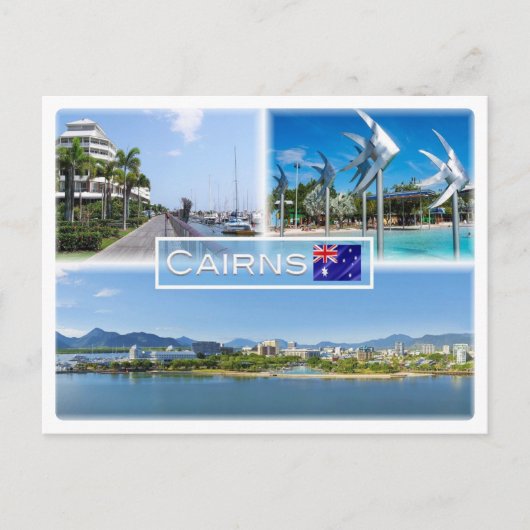 AU Cairns - The Pier - Esplanade Lagoon Fish - Briefkaart (Voorkant)