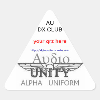 AU Driehoekige Stickers