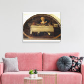 Au Gourmand', winkelbord voor Corcellet Canvas Afdruk (Insitu (Woonkamer))