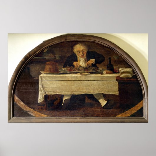 Au Gourmand', winkelbord voor Corcellet Poster (Voorkant)