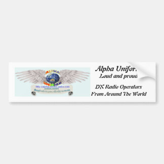 AU Loud Proud-Bumpersticker Bumpersticker