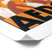 Au Maroc Par Avion Poster (Hoek)