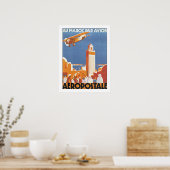 Au Maroc Par Avion Poster (Keuken)