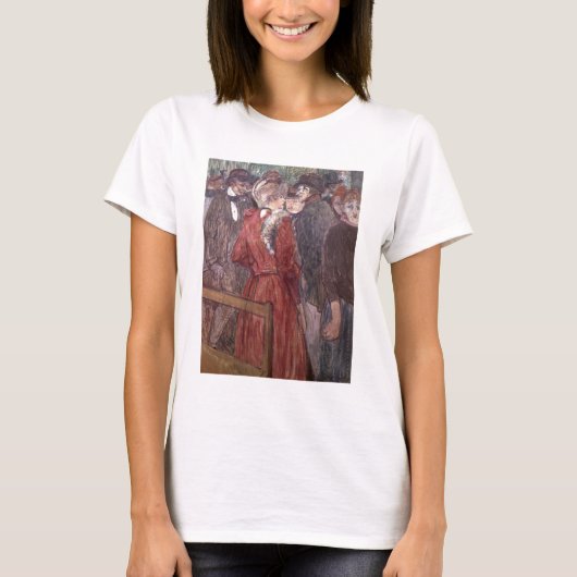 Au Moulin de la Galette, 1891 (w/c en gouache) T-shirt (Voorkant)