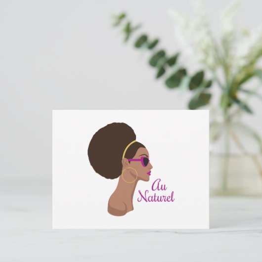 Au Naturel Briefkaart (Staand voorkant)