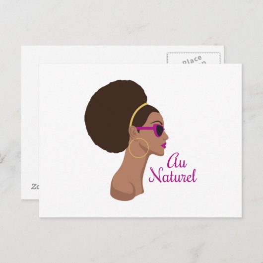 Au Naturel Briefkaart (Voorkant / Achterkant)