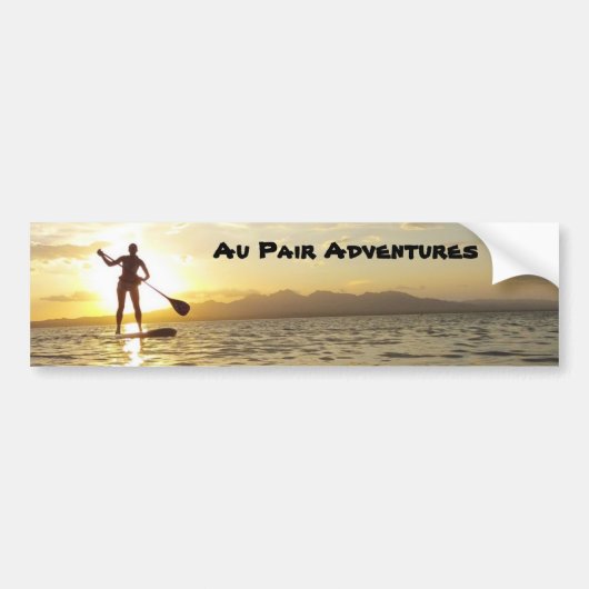 Au Pair Adventures Bumpersticker, 2012 Bumpersticker (Voorkant)