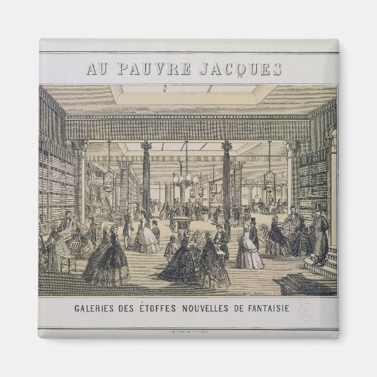 Au Pauvre Jacques: Afdeling Stof Magneet (Voorkant)