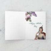 Au Petit Trianon van Thé - Moederdag Kaart (Binnen)