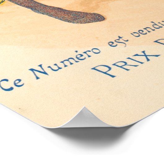 Au Quartier Latijn "naar het Latijnse kwartaal" Poster (Hoek)