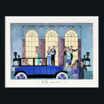 Au Revoir, 1920 Art Deco-illustratie Poster<br><div class="desc">Kunst Deco mode illustratie,  Au Revoir,  door de Franse illustrator George Barbier</div>
