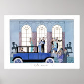 Au Revoir 1920 door George Barbier Poster (Voorkant)