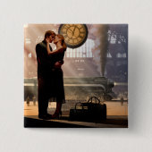 Au Revoir 2 Vierkante Button 5,1 Cm (Voorkant)