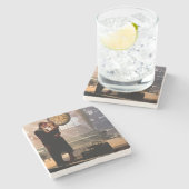 Au Revoir Stenen Onderzetter (Zijkant)