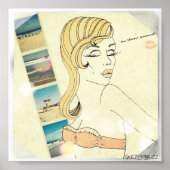 Au Revoir Summer Mini Poster (Voorkant)