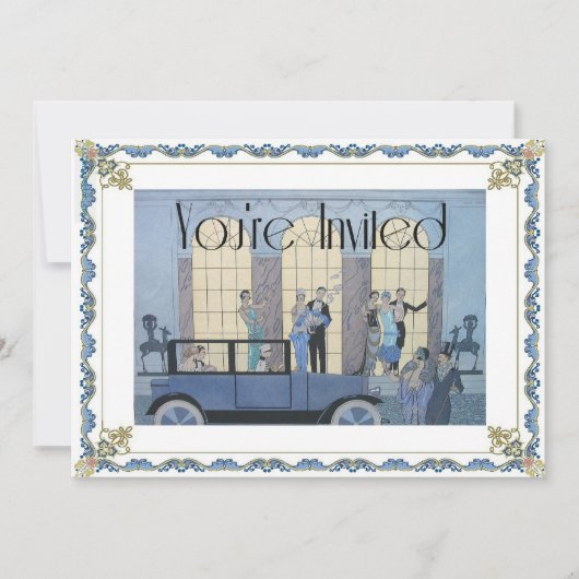 Au Revoir Uitnodiging (Voorkant)