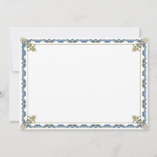 Au Revoir Uitnodiging (Achterkant)