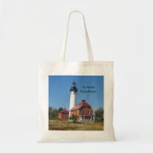 Au Sable Lighthouse canvas tas (Voorkant)