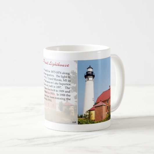 Au Sable Lighthouse history mok (Voorkant rechts)