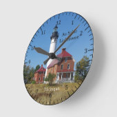Au Sable Lighthouse-klok Ronde Klok (Hoek)