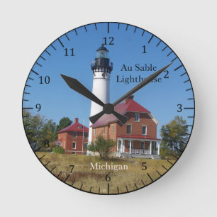 Au Sable Lighthouse-klok Ronde Klok