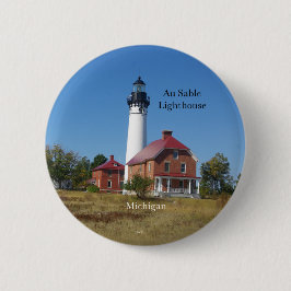 Au Sable Lighthouse-knop Ronde Button 5,7 Cm