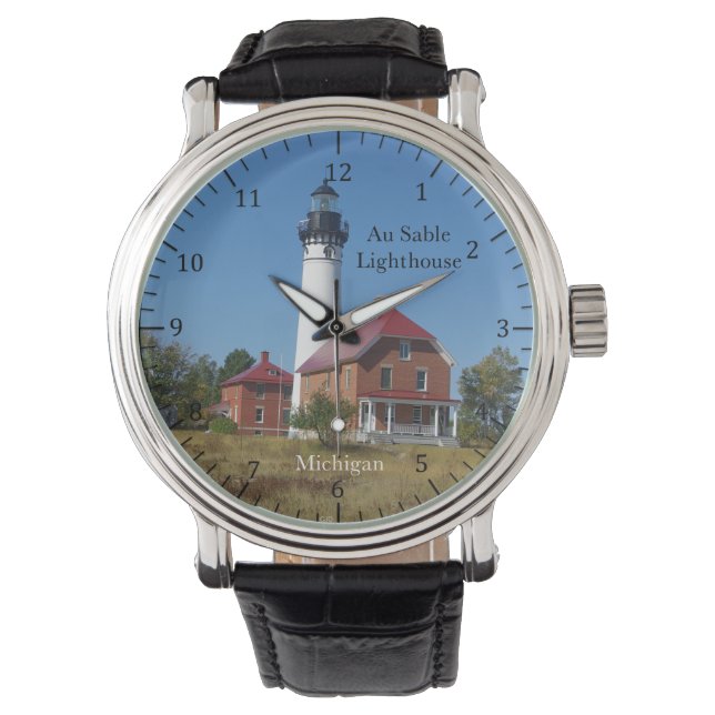 Au Sable Lighthouse watch Horloge (Voorkant)