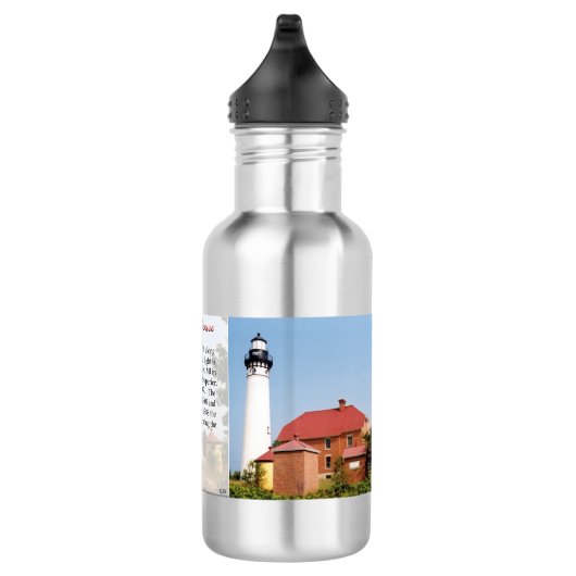 Au Sable Lighthouse Water Fles (Rechts)