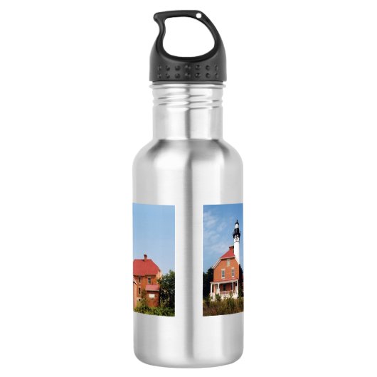 Au Sable Lighthouse Water Fles (Achterkant)