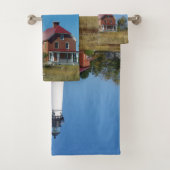 Au Sable Point Lighthouding-handdoekset Bad Handdoek (Insitu)