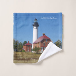 Au Sable Point Lighthouding-handdoekset Bad Handdoek