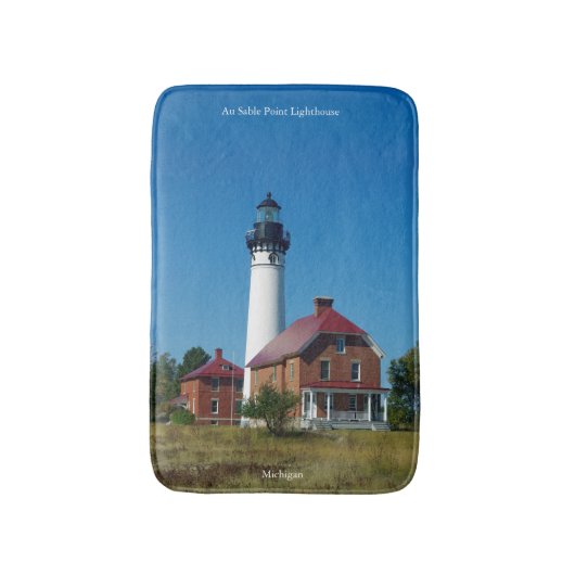 Au Sable Point Lighthouse Badmat (Voorkant Verticaal)