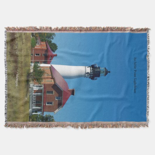 Au Sable Point Lighthouse Deken (Voorkant)