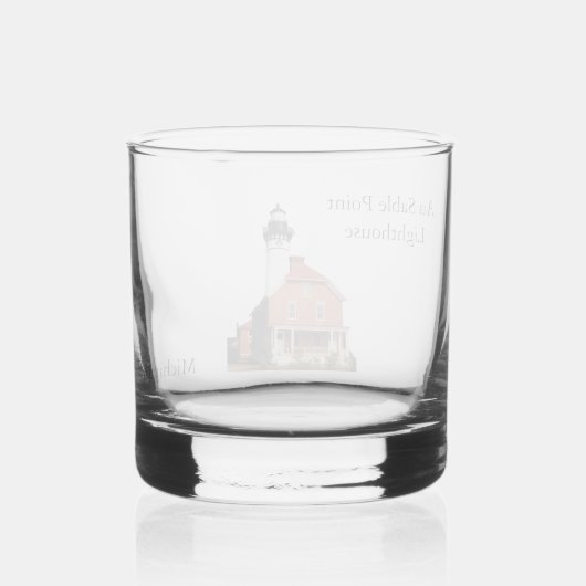 Au Sable Point Lighthouse glas (Achterkant)