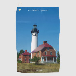 Au Sable Point Lighthouse golfhanddoek