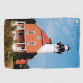Au Sable Point Lighthouse golfhanddoek (Horizontaal)