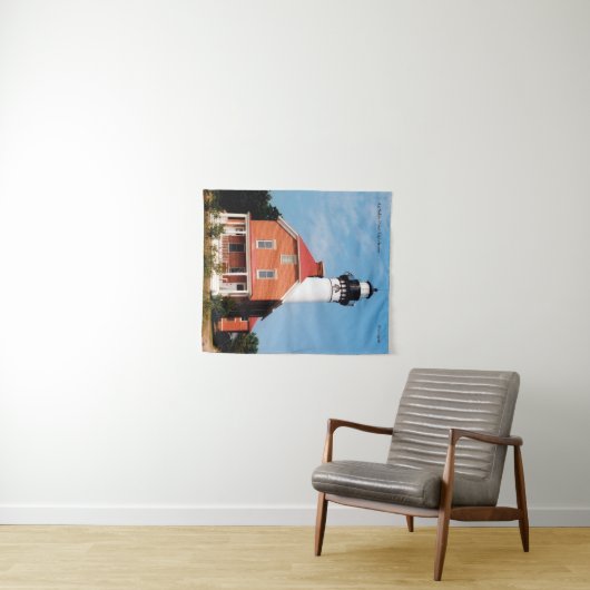 Au Sable Point Lighthouse groot Wandkleed (In Situ (horizontaal))